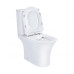 Унітаз-компакт Qtap Presto безобідковий з сідінням Soft-close QT24221217AW
