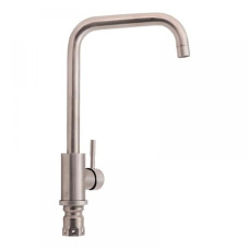 Змішувач для кухні LIDZ (2862) d-35 Г-подібний гусак, нержавіюча сталь