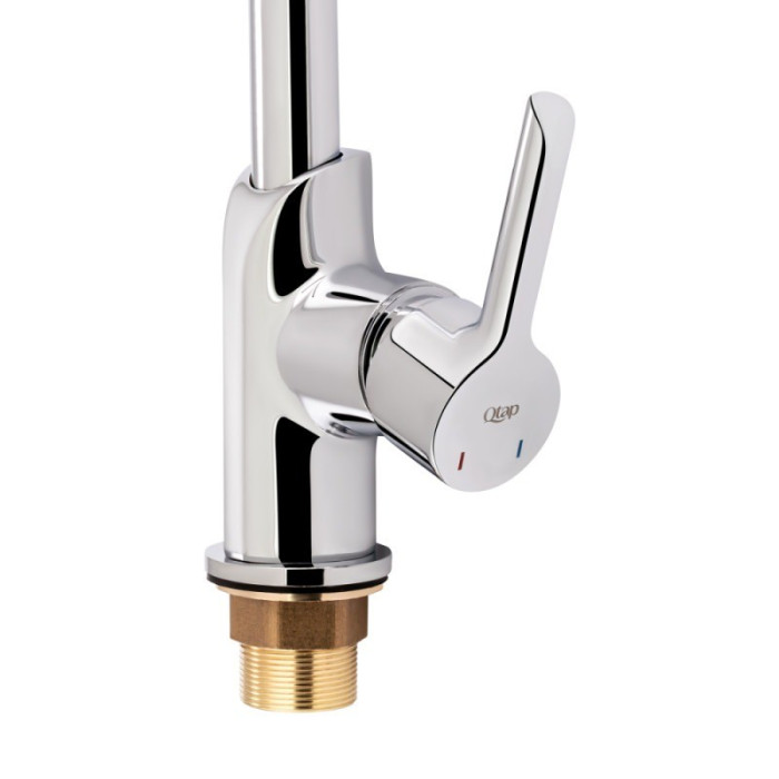 Смеситель для кухни Q-TAP Grand d-35, Г-образный, хром