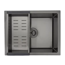 Кухонна Мойка GAPPO GS5040-6 інтегрована 500x400 мм, нержавіюча сталь, поверхня PVD