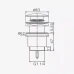F62-9 донний клапан автомат Ø41мм 1 1/4 (сірий Gungrey) {50}