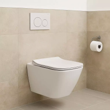 Унитаз подвесной Cersanit C200 CITY PRO Clean On с сиденьем slim дюр. soft-close легкосъемное