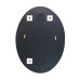 Дзеркало Lidz Latwa 140.07.11 (1) 650х800 настінне овальне с декором LD78LA6580
