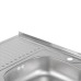 Кухонная мойка Brinex 6080-R 0,6 мм Satin (BRIN6080RSAT06)