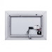 Зеркало настенное QTAP Aries с LED-подсветкой, touch switch, reverse 500х700 мм