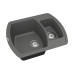 Мийка для кухні Vankor Norton NMP 03.63 Gray прямокутна з сифоном