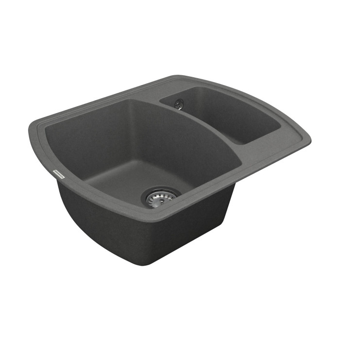 Мийка для кухні Vankor Norton NMP 03.63 Gray прямокутна з сифоном
