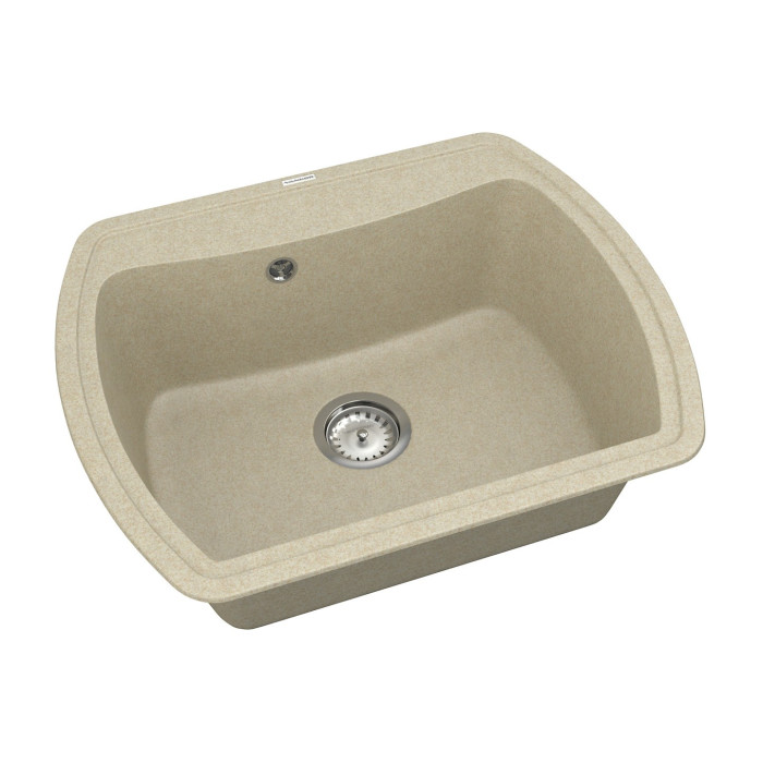 Мийка для кухні Vankor Norton NMP 01.63 Beige прямокутна з сифоном