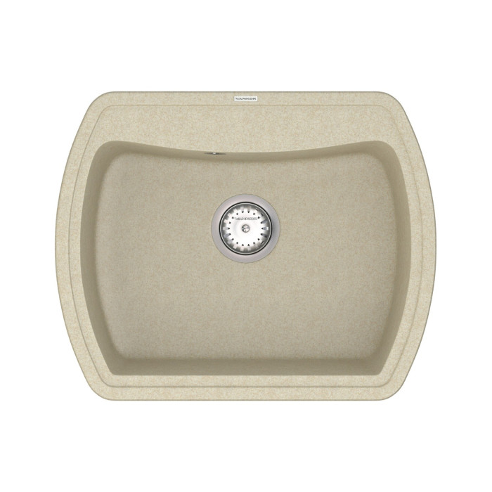 Мийка для кухні Vankor Norton NMP 01.63 Beige прямокутна з сифоном