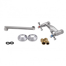 Змішувач кухня настінний 2-х ручковий LIDZ