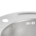Мойка круг 490х180 сатин LIDZ