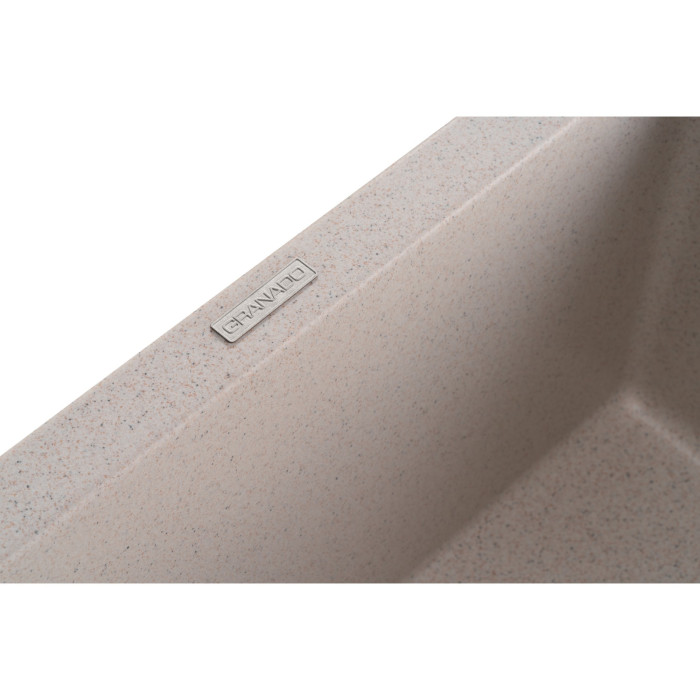 Мойка GRANADO MADRID 580x500x200 прямоугольная terra + сифон+доска кухонная