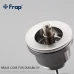 Донний клапан Frap F62-5, автомат, 1 1/4", сатин