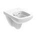 Унитаз подвесной Geberit SELNOVA Square Rimfree 501.751.00.1 с дюропластовым сиденьем