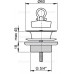 A439 вилив 1 1/4" + пробка Alca