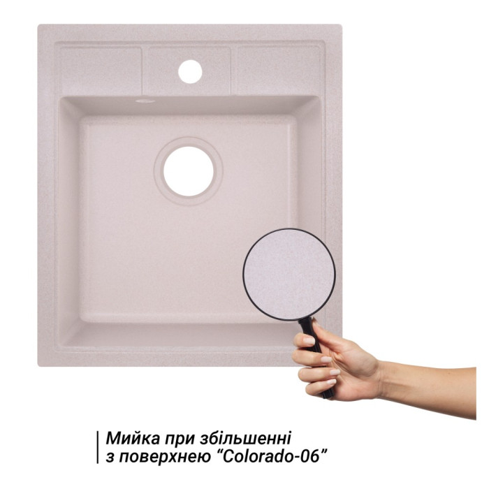 Кухонная мойка Lidz 460х515/200 COL-06 (LidzCOL06460515200)