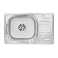 Кухонная мойка Brinex 6642 0,8 мм Satin (BRIN6642SAT08)