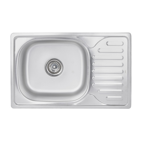 Кухонная мойка Brinex 6642 0,8 мм Satin (BRIN6642SAT08)