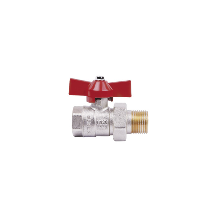 Кран шаровой "Американка" SD Plus прямой 1/2" ВН SD221W15