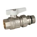 Кран с американкой     3/4   ASG  мотыль белый (PN50) антипрот.
