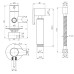 Набор для гигиенического душа Qtap Inspai-Varius округлый QTINSVARBСRV00440001 Black Matt