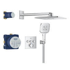 GROHTHERM SMARTCONTROL  набір прихованого  монтажу з  верхнім душем 310  на 3 функції, колір  хром