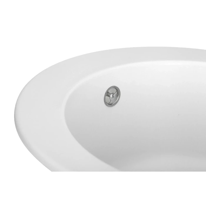 Мойка для кухни из искуственого камня Granado VITORIA 506x506x210 круглая white + сифон