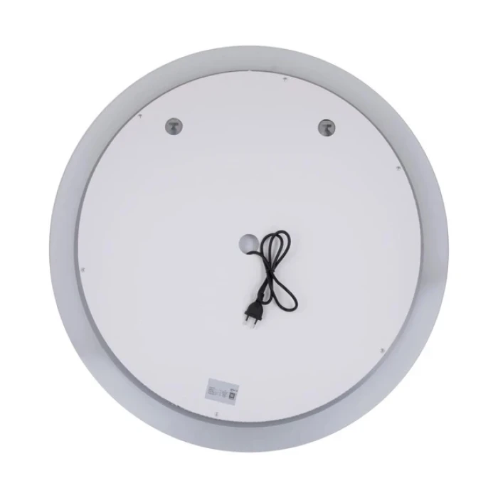 Зеркало настенное круг R800 Q-TAP Taurus LED touch, с антизапотеванием димер, сенсор, регулятор температуры  цвета