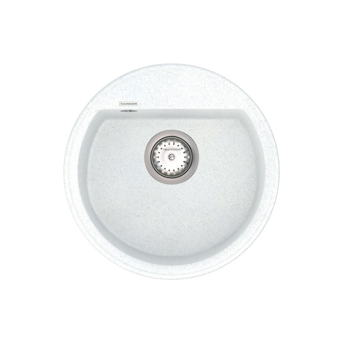 Мойка Vankor Easy 450х450х170 круг. Sahara + сифон