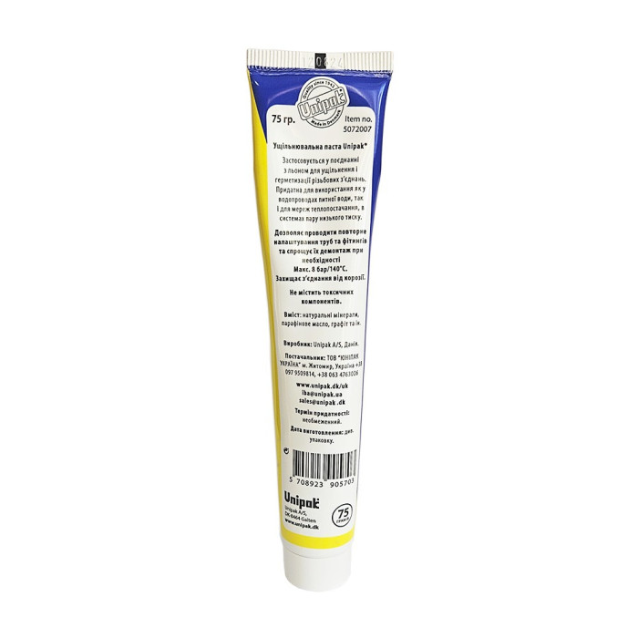 Ущільнювальна паста Unipak 75 г, тюбик