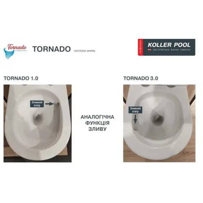 Унитаз подвесной Koller Pool ORION OR-0515-RQ3-Tornado 3.0 с сиденьем Soft-close
