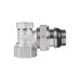 Кран радиаторный SD Plus 1/2" ВН антипротечкой угловой SD229W15
