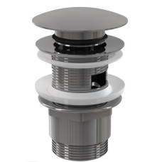 A390 донний клапан 1 1/4" з переливом Chrome Alca