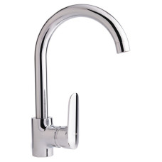 Смеситель для кухни боковой Q-TAP Linea с U-образным гусаком d-35, хром.