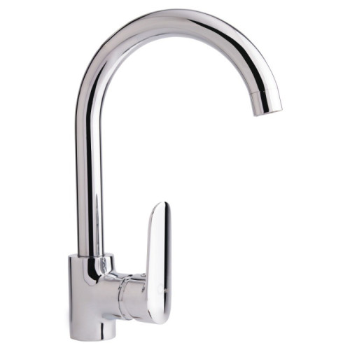 Смеситель для кухни боковой Q-TAP Linea с U-образным гусаком d-35, хром.