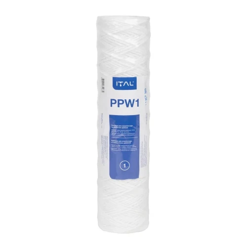 Картридж із поліпропіленової нитки ITAL PPW 2,5"x10" 1 мкм (PPW1IT)