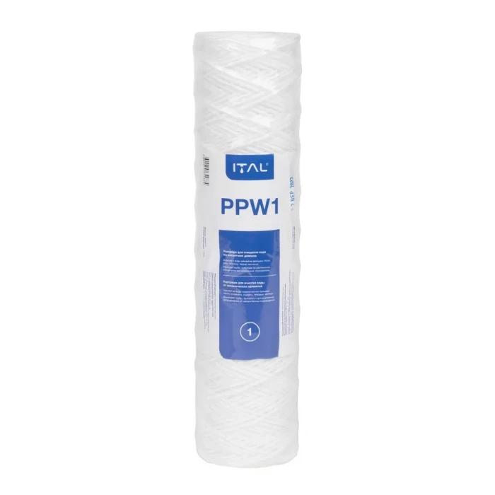 Картридж із поліпропіленової нитки ITAL PPW 2,5"x10" 1 мкм (PPW1IT)