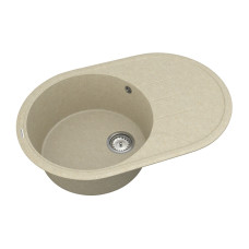 Мойка Vankor Sity  780х510х200 овал. Beige + сифон