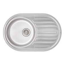 Мойка кепка 770х500х180 микро декор Q-TAP