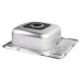 Кухонная мойка Brinex 5848 0,8 мм Micro Decor (BRIN5848MDEC08)