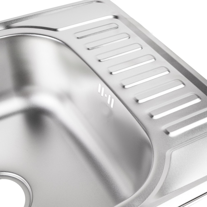 Кухонная мойка Brinex 5848 0,8 мм Micro Decor (BRIN5848MDEC08)
