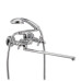 Смеситель для ванны HAIBA VILTA 2-х руч. Chr-140 euro (HB0916)