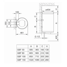 Бойлер Gorenje Tiki  GBF 80 V9 сухой тєн