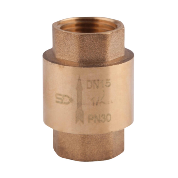 Обратный клапан SD Plus с латунным штоком 1" 1/4 SD240W32