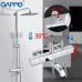 Душова система з термостатом GAPPO G2491, вилив - перемикач на лійку, хром