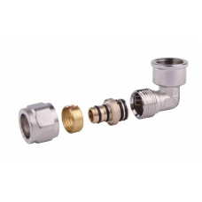 Угол обжимной разборный 16х1/2", внутренняя резьба SD Forte SD00022052
