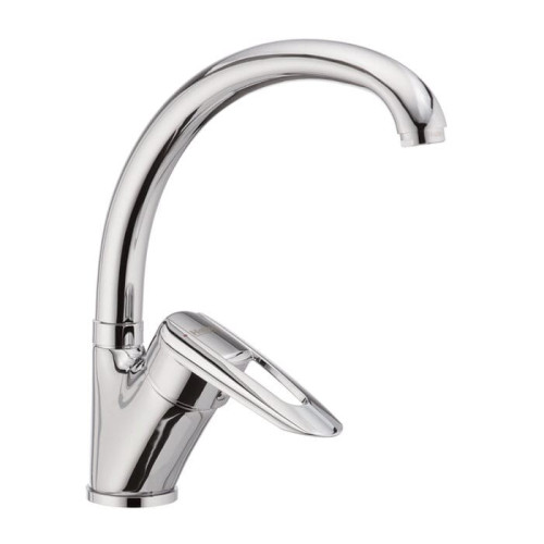 Змішувач для кухні хромований з латуні HAIBA DISK гайка chr-777 (nut)(HB0059)