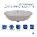 Комплект Qtap Stork: Раковина врезная овальная 570x390x210 мм White + Донный клапан PU02O