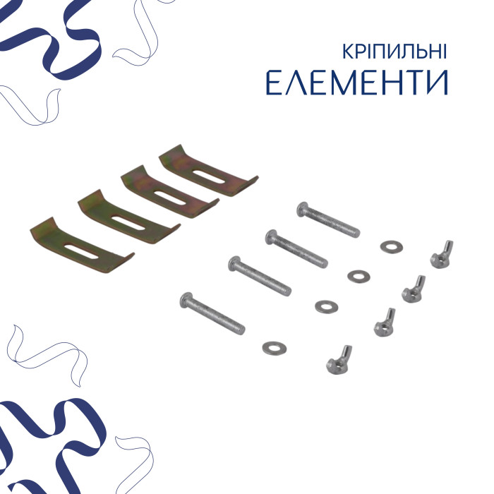 Комплект Qtap Stork: Раковина врезная овальная 570x390x210 мм White + Донный клапан PU02O