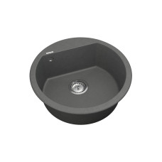 Мойка для кухни из исскуственого камня Vankor Tera  500х500х180 круглая Gray + сифон